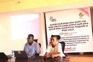 A second-day capacity-building training to ensure women’s meaningful representation is undergone in Asossa