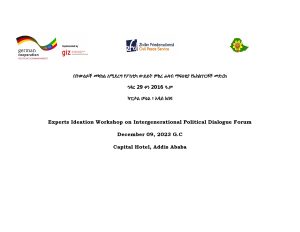 #Upcoming Event-Experts ideation workshop on Intergenerational Political Dialogue Forum