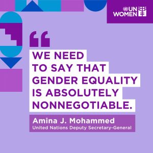 Gender Equality is Absolutely Non-negotiable-Amina Mohammed