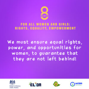 We must ensure equal rights, power, and opportunities for women, to guarantee that they are not left behind!