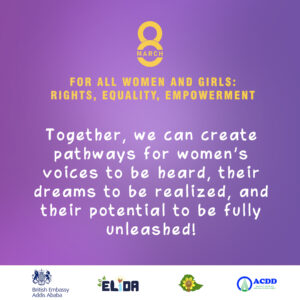 Together we can create pathways for women’s voices to be heard