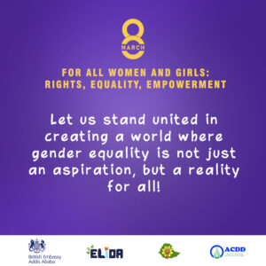 Let us stand united in creating a world where gender equality is not an aspiration but a reality for all!