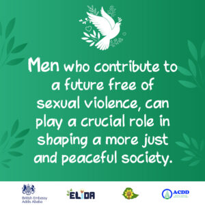 Men who contribute to a future free of sexual violence, can play a crucial role in shaping a more just and peaceful society!